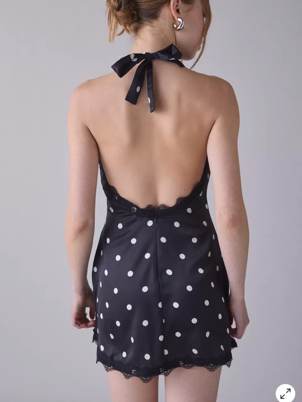 Lioness Polk a dot dress size L - Picture 2 of 8